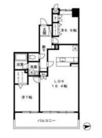 ロイヤルパークス荻窪 318 間取り図