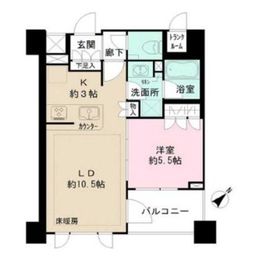 ベリスタ小石川竹早町 1階 間取り図