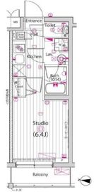 ガーラ・ヒルズ武蔵小山 3階 間取り図