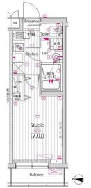 ガーラ・ヒルズ武蔵小山 3階 間取り図