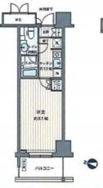 MFPRコート木場公園 1108 間取り図