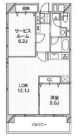 アーバンフラッツ芝浦 401 間取り図