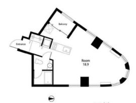 カラム 303 間取り図