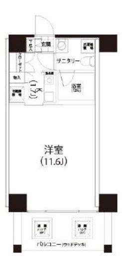 クイズ恵比寿 413 間取り図