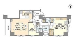 ブランズ文京小石川 2階 間取り図