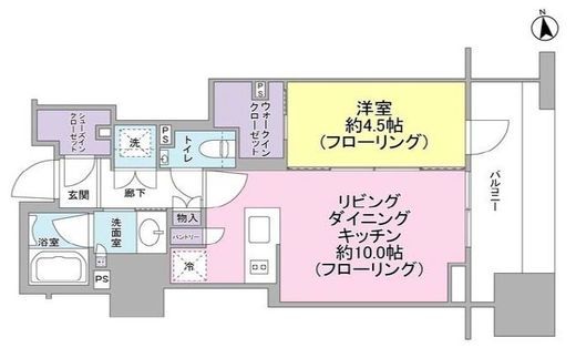 クラッシィハウス神田錦町 9階 間取り図