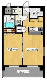 竹庭代々木公園 302 間取り図