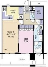 アーバンドックパークシティ豊洲タワー 35階 間取り図