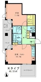 ラフィネジュ学芸大学 801 間取り図