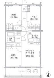 ヒューリックコート雪が谷 409 間取り図