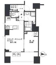 アトラス本郷三丁目 7階 間取り図