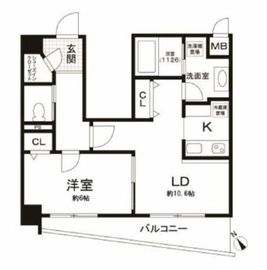 サンタグリュス武蔵小山 701 間取り図