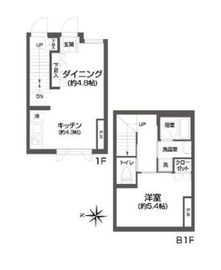 ウーヴァス池袋 103 間取り図