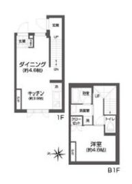 ウーヴァス池袋 104 間取り図