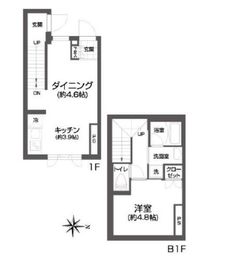 ウーヴァス池袋 105 間取り図