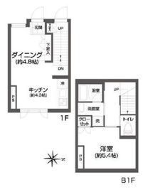 ウーヴァス池袋 106 間取り図