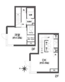 ウーヴァス池袋 201 間取り図