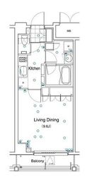 アパートメンツ都立大学 303 間取り図