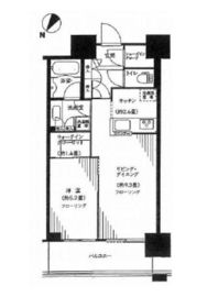 ザ・クレストタワー 2階 間取り図