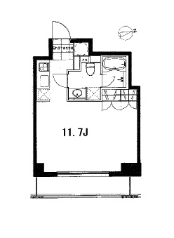 コアマンション御徒町フリージオ 902 間取り図