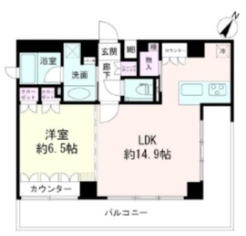 フィーノ渋谷 2階 間取り図