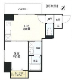 ベルパエーゼ小石川 3階 間取り図