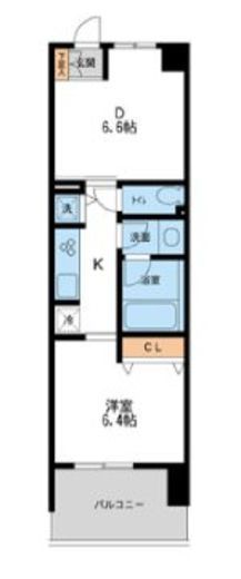 レジディア南千住 803 間取り図
