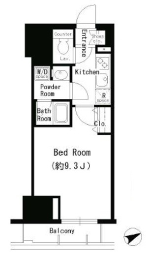 コンフォリア要町 1402 間取り図