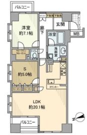 ベルメゾン文京白山 3階 間取り図