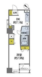 ブロードシティ東京 7階 間取り図