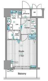 グランド・ガーラ銀座 7階 間取り図