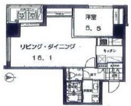 代官山プラザ 501 間取り図
