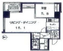 代官山プラザ 501 間取り図