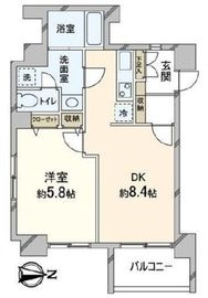 AKASAKA GR 2F1 間取り図