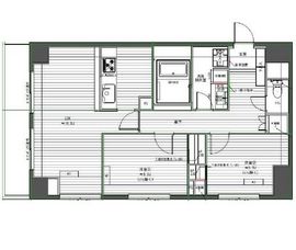 レジディア目白 409 間取り図