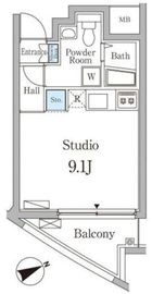 アトリウム白金 301 間取り図