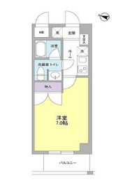 ヴァンフォーレ目黒 402 間取り図