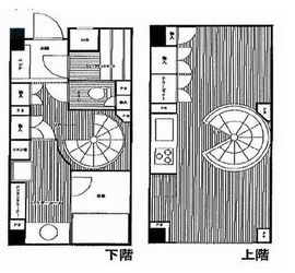 藤和シティホームズ中目黒イディオ 1階 間取り図