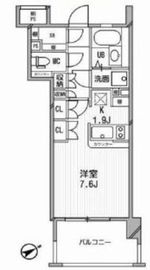 ライオンズシティ白金高輪 505 間取り図