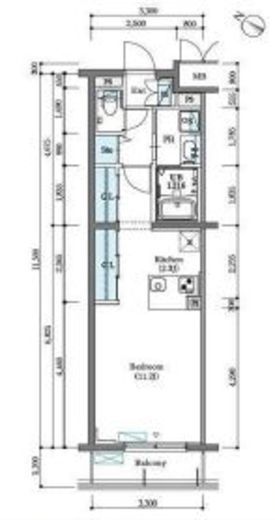 BLESS北新宿 1052 間取り図