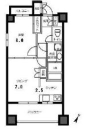 カスタリア押上 402 間取り図