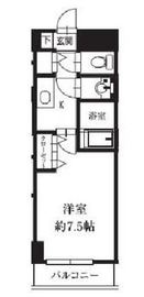 HF銀座レジデンスイースト2 504 間取り図