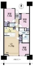 シティタワー品川パークフロント 11階 間取り図