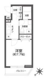 パセオ中目黒 205 間取り図