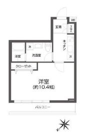 パセオ中目黒 302 間取り図