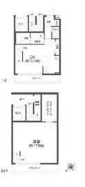 パセオ中目黒 102 間取り図