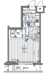 ガーラヒルズ目黒東山 4階 間取り図