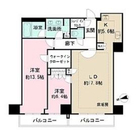 ザ・パークハウス新宿タワー 20階 間取り図