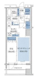 ウエリス新宿早稲田の森 12階 間取り図