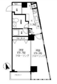 ファインクレスト渋谷神泉 702 間取り図